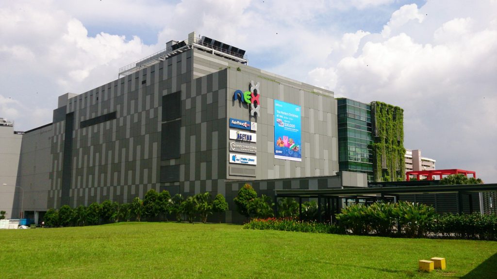 Nex Mega Mall . Biggest Mall in North-East Singapore