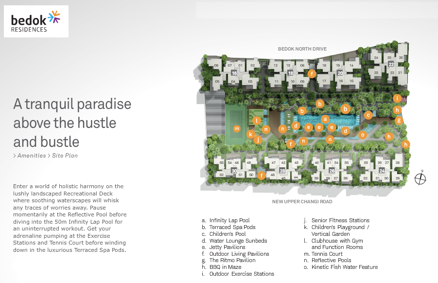 Bedok Residences Site Plan